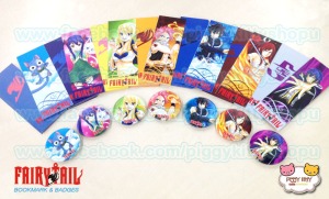 Fairy Tail Bookmark and Pin